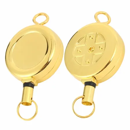 Gold Reel Keychain Gold Reel Keychain - Custom Ribbons Now