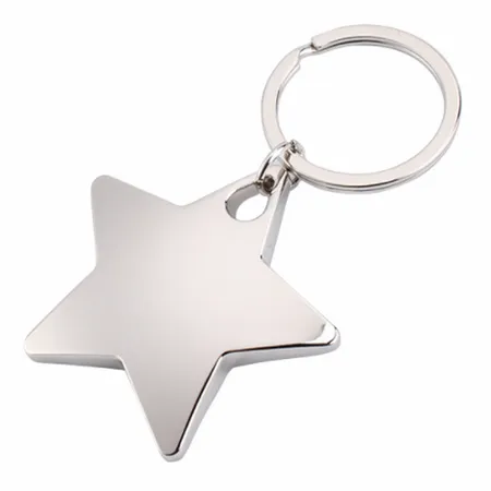 Dazzling Star Metal Keychain Dazzling Star Metal Keychain - Custom Ribbons Now
