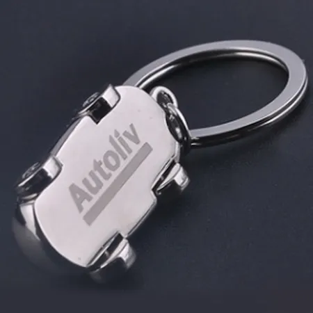 Intricate Car-shaped Metal Keychain Intricate Car-shaped Metal Keychain - Custom Ribbons Now