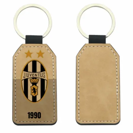 Full-Color Tag Leather Keychain Full-Color Tag Leather Keychain - Custom Ribbons Now