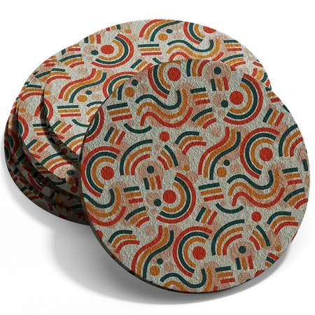 Hard Diatom Mud Coaster - Custom Ribbons Now