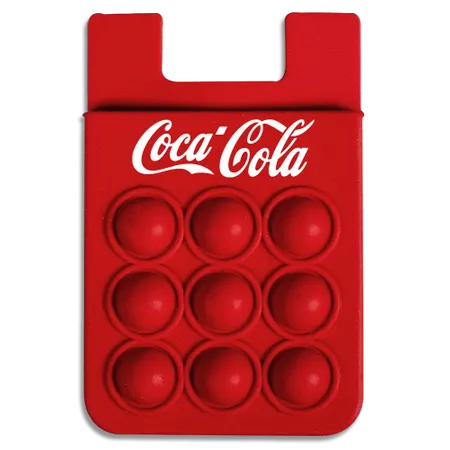 Silicone Push Pop Up Phone Wallet - Custom Ribbons Now