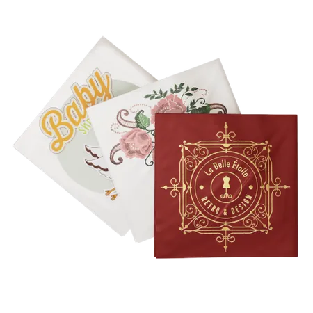 Custom Cloth Beverage Napkin - Custom Ribbons Now