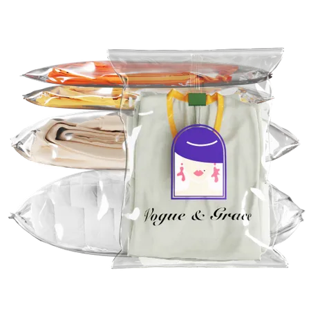 Zipper Plastic Bag - Custom Ribbons Now