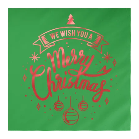 Custom Foil Stamped Luncheon Napkin - Custom Ribbons Now