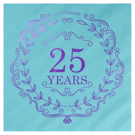 Custom Foil Stamped Dinner Napkin - Custom Ribbons Now