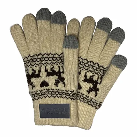 Reindeer Winter Cotton Gloves - Custom Ribbons Now