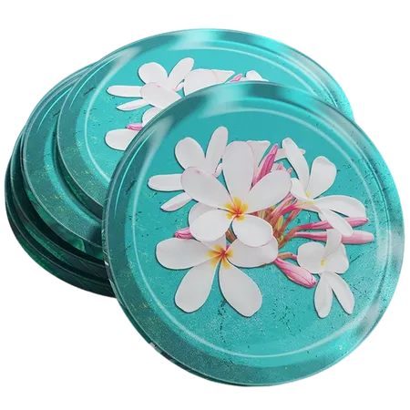 Resin Coaster - Custom Ribbons Now