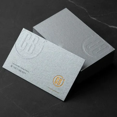 Metallic Business Cards - Custom Ribbons Now