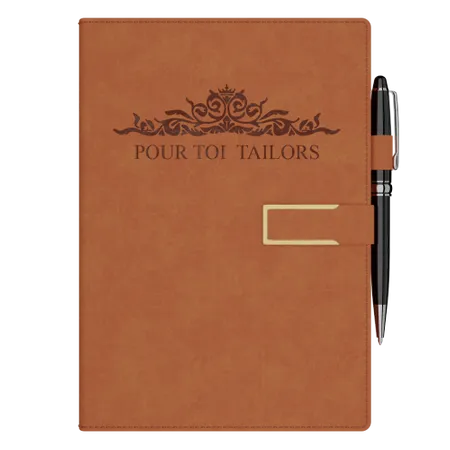 Leren notitieboeken & dagboeken - Custom Ribbons Now