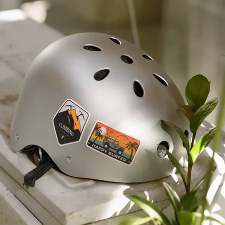 Climbing Helmet Stickers - Custom Ribbons Now
