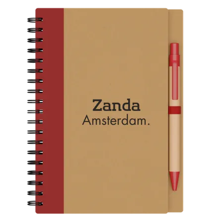 Notitieboekje en pennenset - Custom Ribbons Now