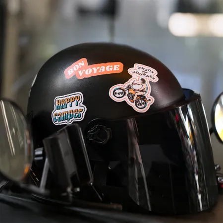 Motorcycle Helmet Stickers - Custom Ribbons Now