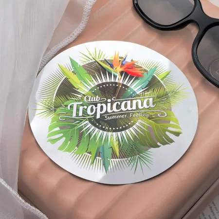 Metallic Silver Paper Stickers - Custom Ribbons Now