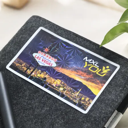 Snowflakes Hologram Stickers - Custom Ribbons Now