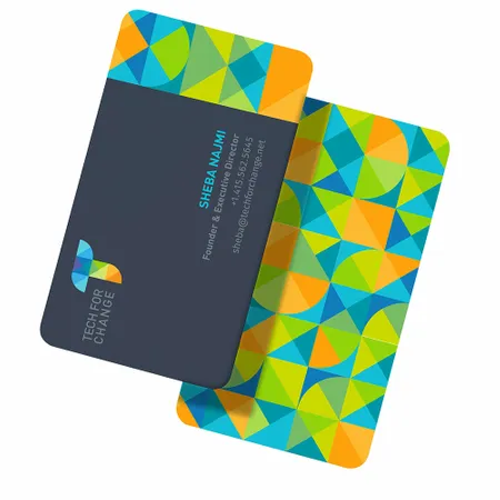 Rounded Corner Business Cards - Custom Ribbons Now