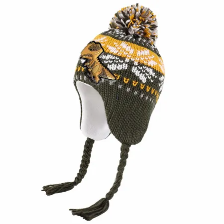 Whimsy Warmer Acrylic Kid Beanies with Earflaps - Custom Ribbons Now