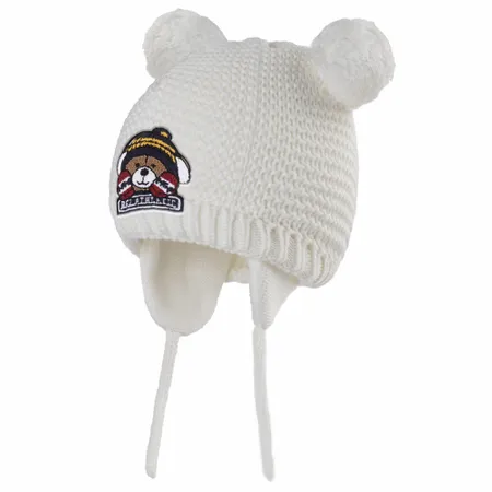 Mouse Ears Cotton Kid Beanies with Earflaps - Custom Ribbons Now