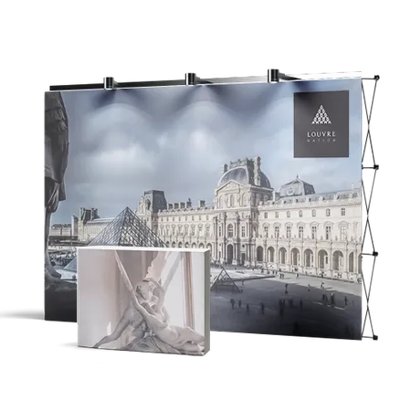 Pop Up Straight Displays - Custom Ribbons Now