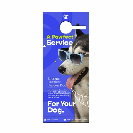 Standard Door Hangers Standard Door Hangers - Custom Ribbons Now