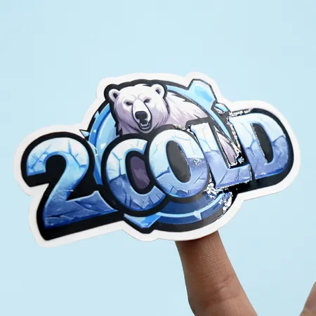 Spot UV Stickers - Custom Ribbons Now