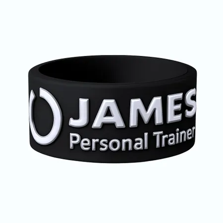 Embossed Printed Rings Embossed Printed Rings - Custom Ribbons Now