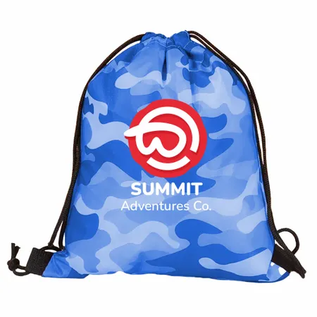 Camouflage Drawstring Bag Camouflage Drawstring Bag - Custom Ribbons Now