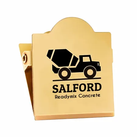 Brass Binder Clips - Custom Ribbons Now