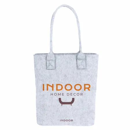 Recycled Felt Shopper Tote Recycled Felt Shopper Tote - Custom Ribbons Now