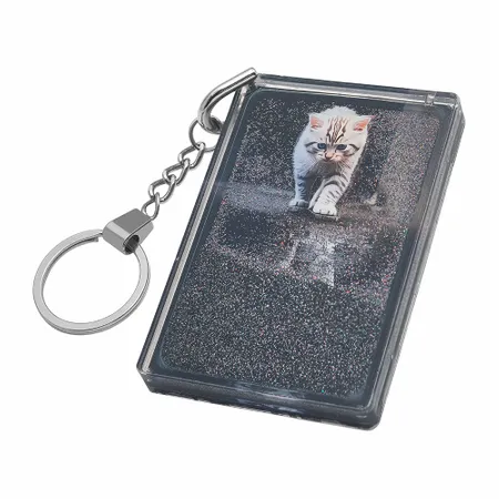 Quicksand Keychain Quicksand Keychain - Custom Ribbons Now