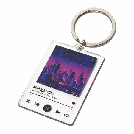 Acrylic Keychain Acrylic Keychain - Custom Ribbons Now