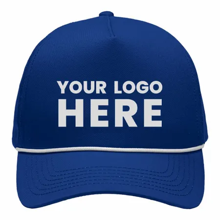 Five-Panel Rope Heritage Fit Cap - Custom Ribbons Now