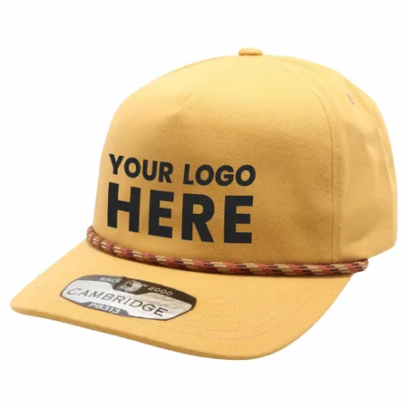 Pit Bull PB313 Five Panel Rope Unstructured Hat - Custom Ribbons Now