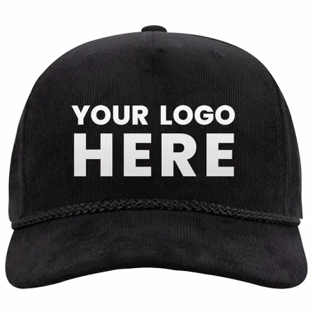 OTTO CAP 31-3 5 Panel Mid Profile Corduroy Baseball Cap - Custom Ribbons Now