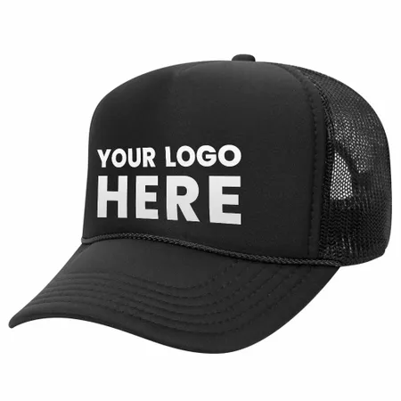 OTTO 32-467 5-Panel, Mid Profile Foam Trucker Hats, Mesh Back - Custom Ribbons Now
