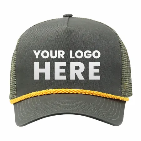 Cobra C256M 5 panel Cotton Twill Front, Mesh Back, Rope cap - Custom Ribbons Now