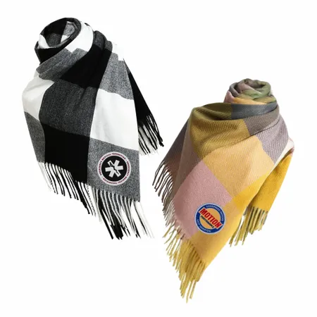 Plush Polyester Scarves - Custom Ribbons Now