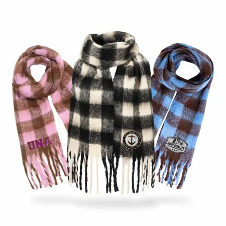 Sleek Polyester Scarves - Custom Ribbons Now