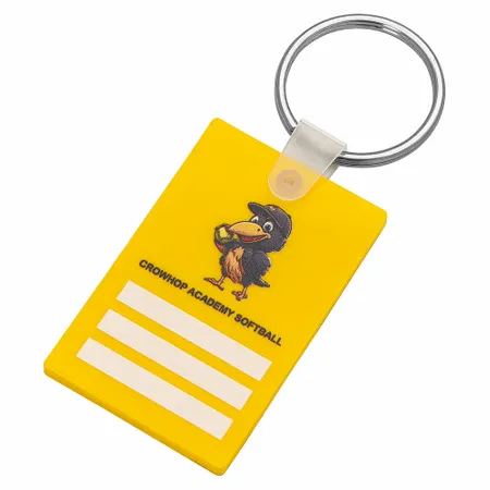 Luggage Tag Keychain Luggage Tag Keychain - Custom Ribbons Now
