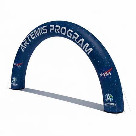 Inflatable Round Arches - Custom Ribbons Now