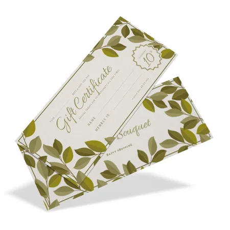 Gift Certificate Card - Custom Ribbons Now