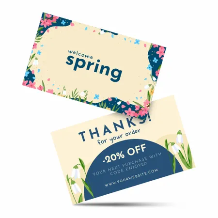 After Sales Card - Custom Ribbons Now