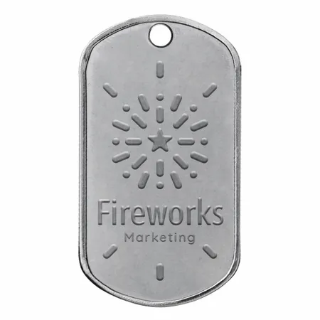 3D Metal Dog Tags - Custom Ribbons Now