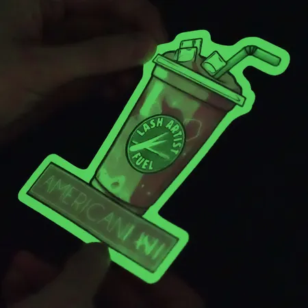 Glow in Dark Stickers - Custom Ribbons Now