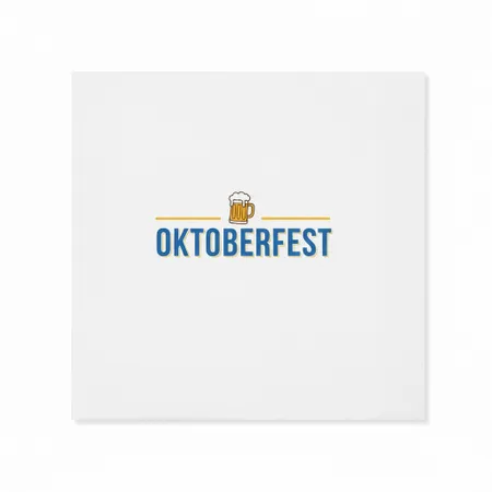Oktoberfest Napkins - Custom Ribbons Now
