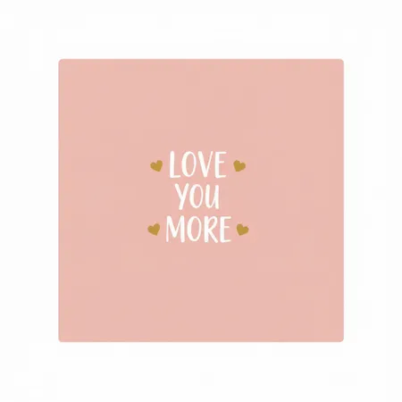 Valentines Napkins - Custom Ribbons Now