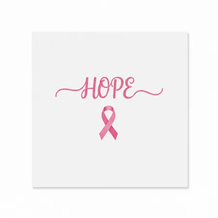 Breast Cancer Awareness Napkins - Custom Ribbons Now