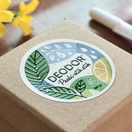 Raised Spot UV Stickers - Custom Ribbons Now