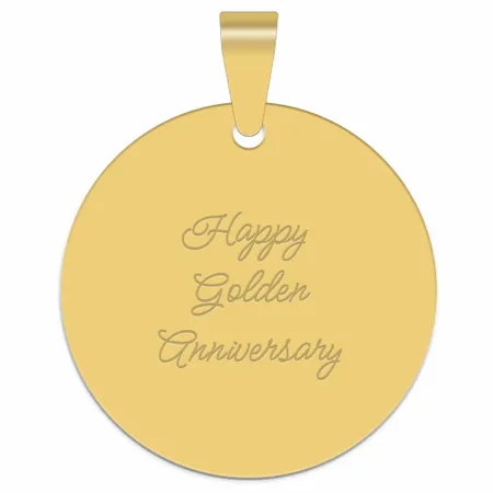 Full Color Circle Metal Keychain - Custom Ribbons Now