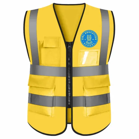 Multi-Pocket Professional Safety Vests - Custom Ribbons Now